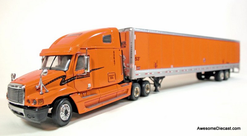 Sword Models 1:50 Freightliner Century w/Wabash Box Trailer: Schneider