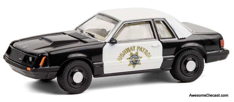 Greenlight 1:64 1982 Ford Mustang SSP: California Highway Patrol