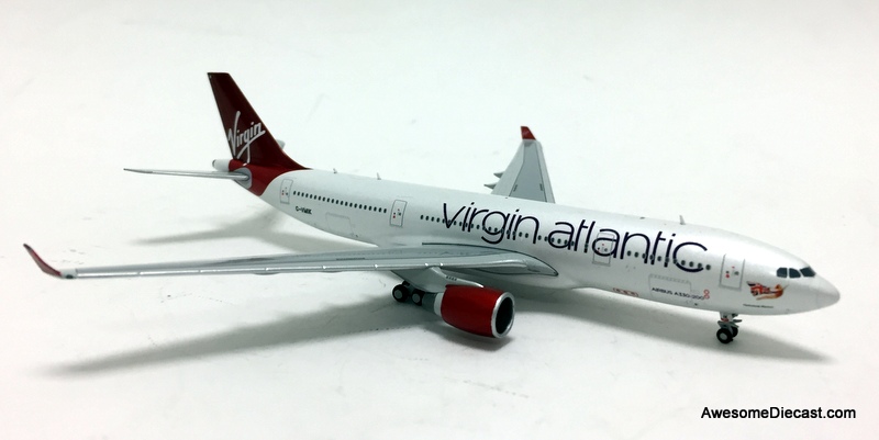 Gemini Jets 1:400 Airbus A330-200: Virgin Atlantic