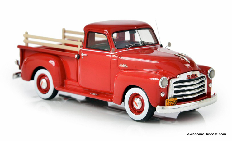 Esval 1:43 1951 GMC Series 100 5 Window Pick-Up Truck, Red