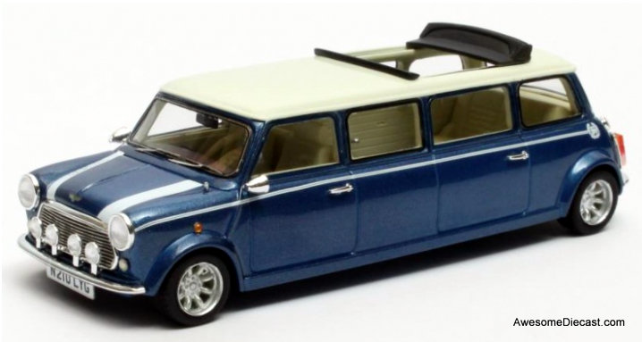 Matrix 1:43 1995 Mini Cooper Limousine, Blue