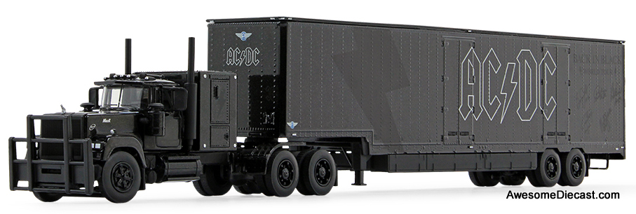 DCP by First Gear 1:64 Mack Super-Liner 60" Sleeper w/ Kentucky Moving Trailer: 40th Anniversary AC/DC 