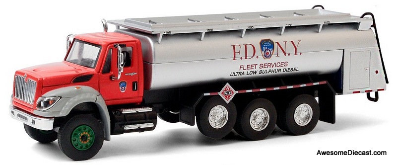 Greenlight 1:64 IH WorkStar Diesel Fuel Tanker: FDNY Fleet 