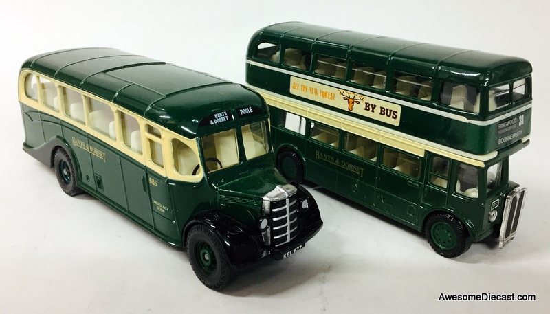 Corgi: Bedford OB Coach & AEC Regent Double Decker Set: Hants & Dorset 