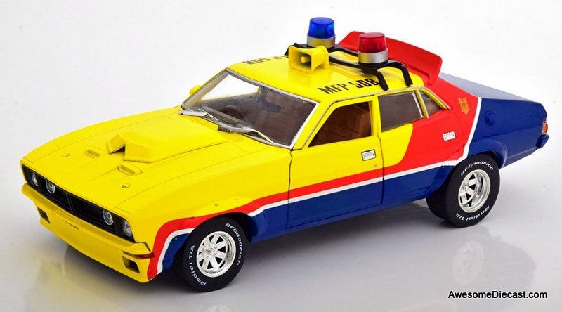 1974 Ford Falcon XB V8 Interceptor: Mad Max The Movie 1:18 Diecast Model Car by Greenlight