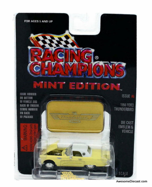 Racing Champions Mint Edition 1:56 1956 Ford Thunderbird, Yellow