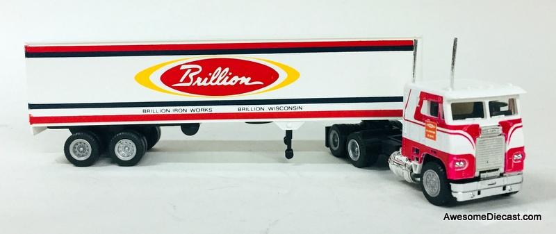 Con-Cor 1:87 Freightliner Tractor w/Trailer: Brillion Iron Works