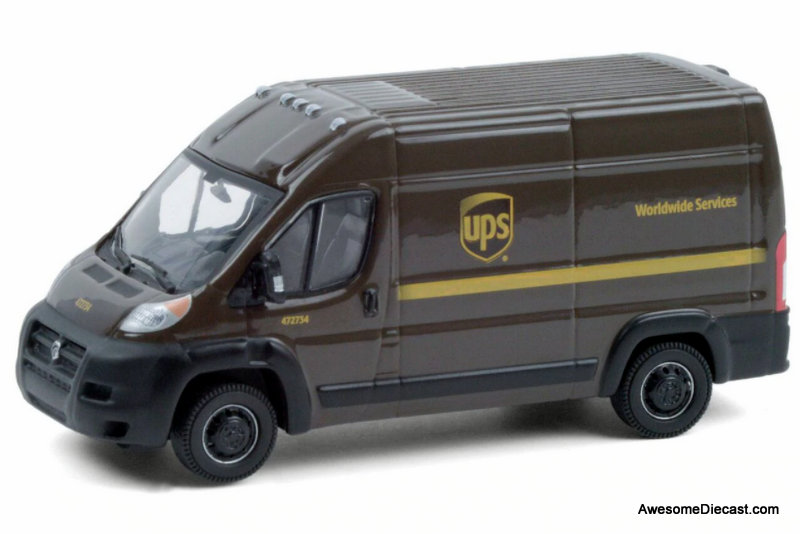 Greenlight 1:64 2018 Ram ProMaster: UPS Worldwide Services