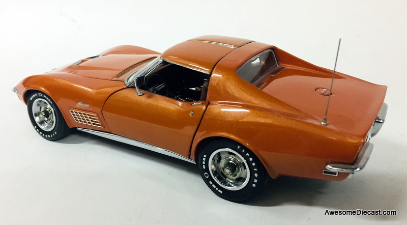 Danbury Mint 1:24 1972 Chevrolet Corvette Coupe, Metallic Copper