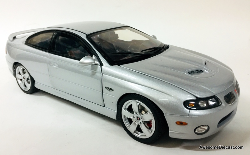 GMP 1:18 2005 Pontiac GTO Coupe, Metallic Silver
