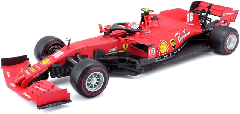 Burago 1:18 2020 Ferrari F1 SF1000 Team Scuderia / 162nd Austrian Grand Prix / Leclerc 