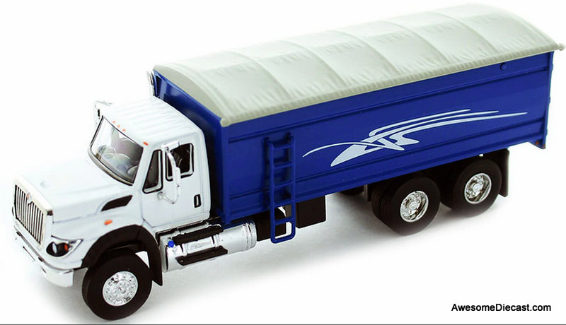 Greenlight 1:64 2018 International WorkStar Grain Truck, Blue