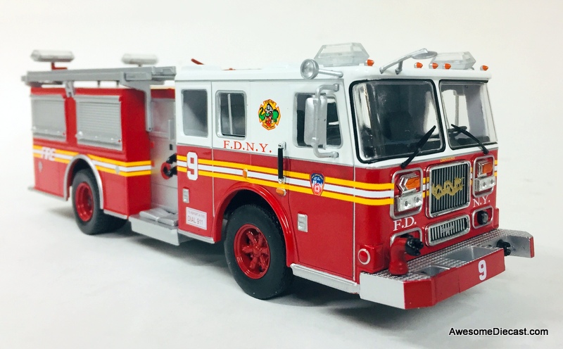  Hachette 1:43 Seagrave Pumper Fire Truck: FDNY