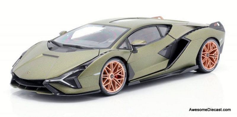 Maisto Special Edition  1:18 2020 Lamborghini Sian FKP 37, Metallic Green