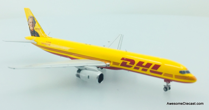 NG Models 1:400 Boeing 757-200PCF: DHL - James May / The Grand Tour Livery