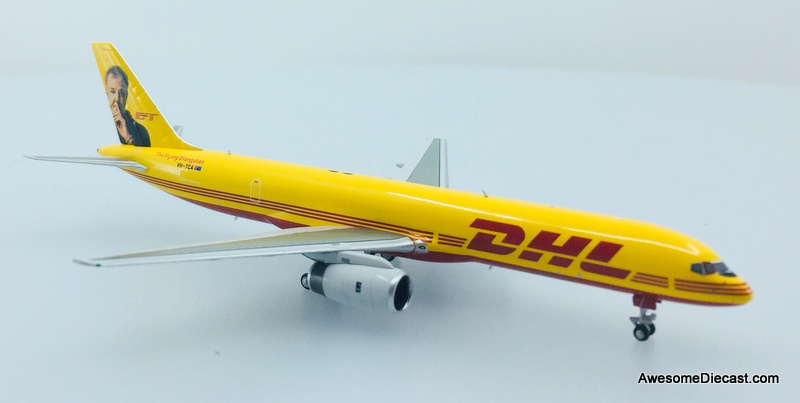 NG Models 1:400 Boeing 757-200PCF: DHL Jeremy Clarkson - The Grand Tour Livery