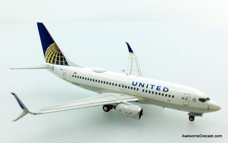 Boeing 737-700 1/400モデル NG Models 1:400 Boeing 737-700: United Airlines