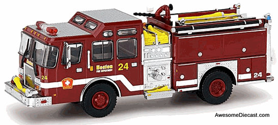 Code 3 1:64 E-One Cyclone II Pumper: Boston Fire Department