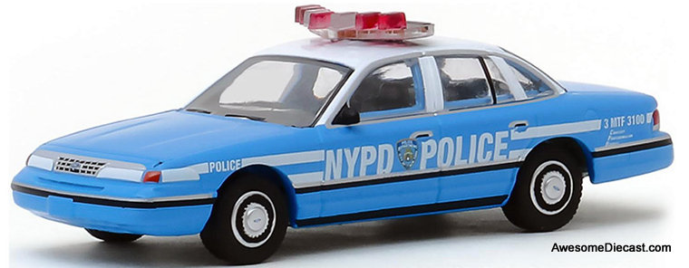 Greenlight 1:64 1993 Ford Crown Victoria Police Interceptor: New York City Police Department
