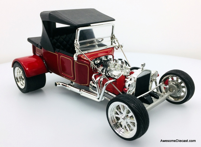 Road Signature 1:18 1923 Ford Model T-Bucket Hot Rod, Red