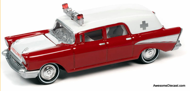 Johnny Lightning 1:64 1957 Chevrolet Ambulance