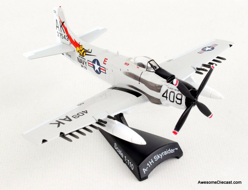 Postage Stamp 1:110 McDonnell Douglas A-1 Skyraider: Papoose Flight, United States Navy