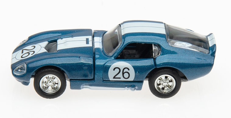 Shelby Collectibles 1:64 1965 Shelby Cobra Daytona Coupe, Metallic Blue