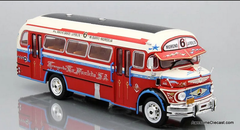 Hachette 1:43 1969 Mercedes Benz LO1112: La Perlita Transport, Argentina