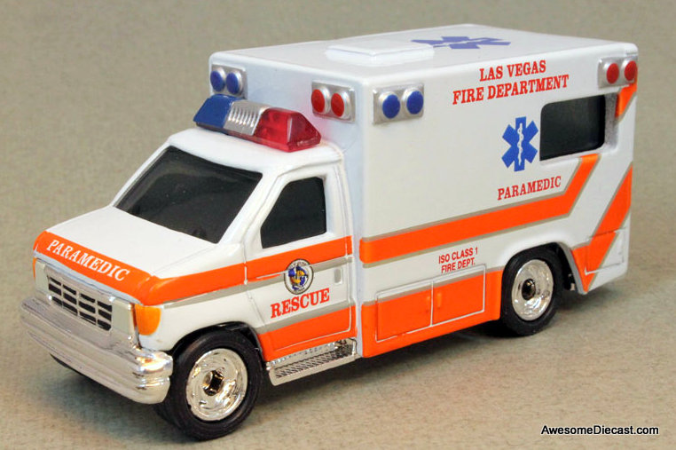 RARE!! Matchbox 1:64 Ford Ambulance: Las Vegas Fire Department RARE!! Matchbox 1:64 Ford Ambulance: Las Vegas Fire Department