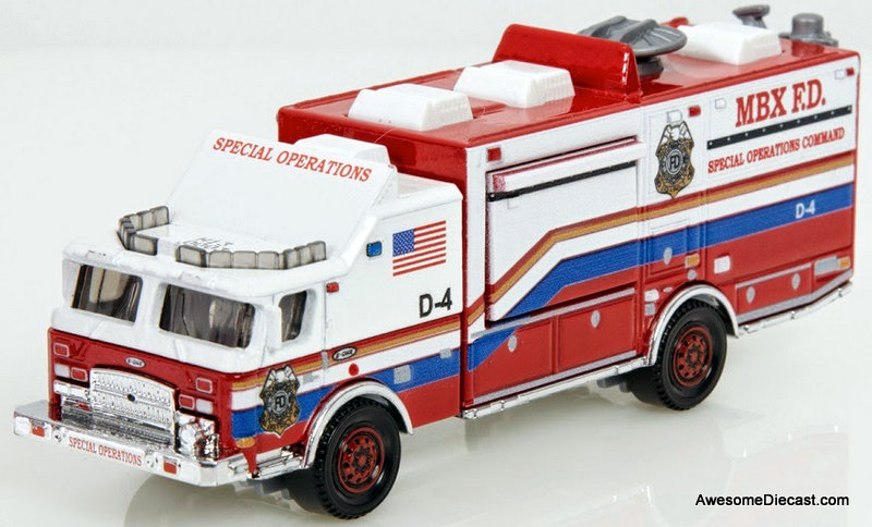 RARE!! Matchbox E-One Mobile Command Center: MBX Fire Department