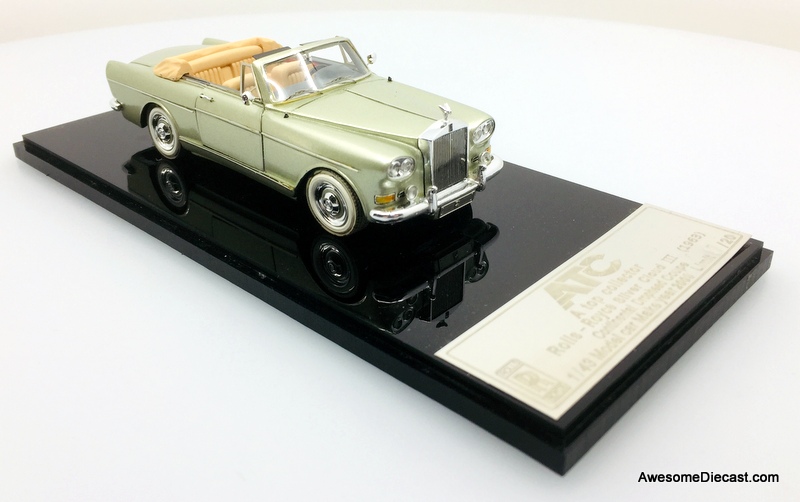 ATC 1:43 1963 Rolls Royce Silver Cloud 111 Continental Convertible, Olive Green