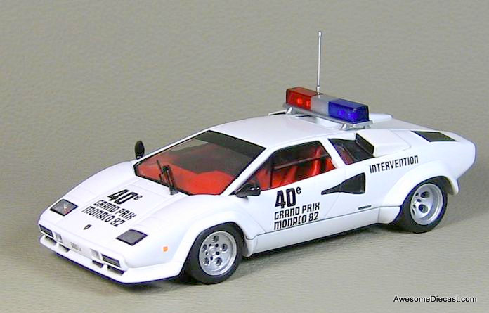 IXO 1:43 1982 Lamborghini Countach Pace Car: 1982 Monaco Grand Prix IXO 1:43 1982 Lamborghini Countach Pace Car: 1982 Monaco Grand Prix
