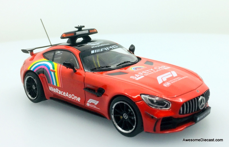 IXO 1:43 2020 Mercedes Benz AMG GT-R Safety Car: 2020 Tuscan Grand Prix
