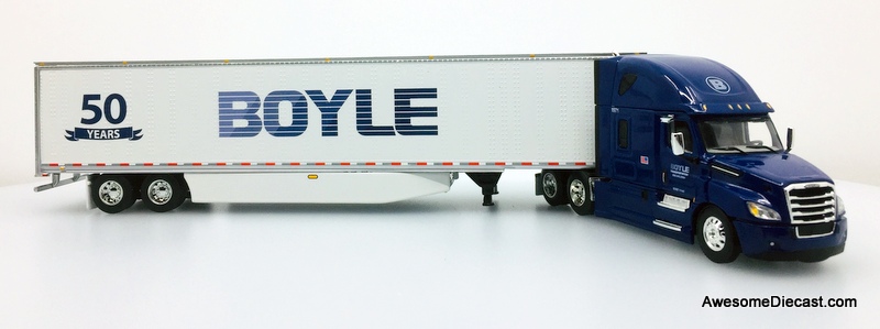 Last One!! DCP by First Gear 1:64 Freightliner Cascadia w/ 53' Trailer: Boyle Transportation 50th Anniversary