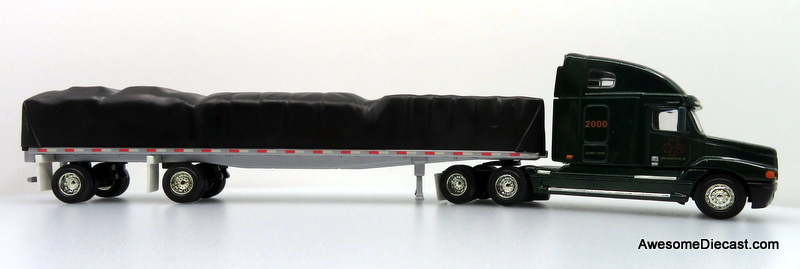 Only One! PEM Hartoy 1:64 Freightliner Century w/ 53' Flatbed Trailer: Shamrock