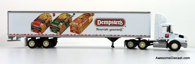 Only One! PEM Tonkin Replicas 1:64 Volvo VN w/ 53' Trailer: Canada Bread / Dempster's