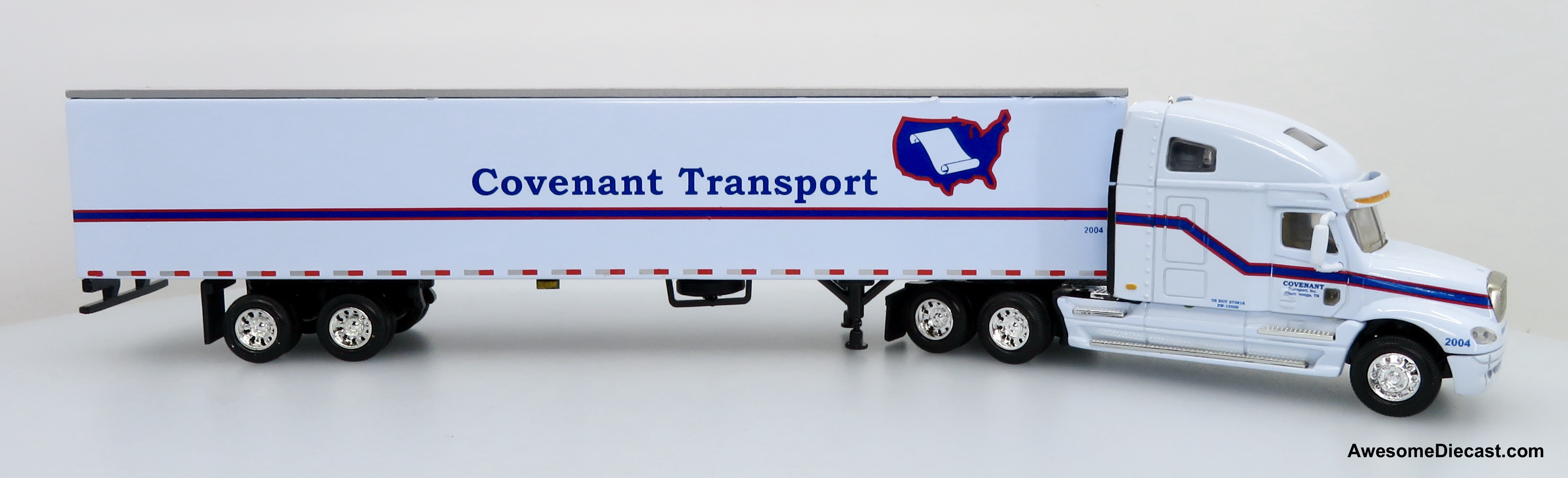 Only One! DG Productions 1:64 Freightliner Columbia w/ 53' Trailer: Covenant Transport