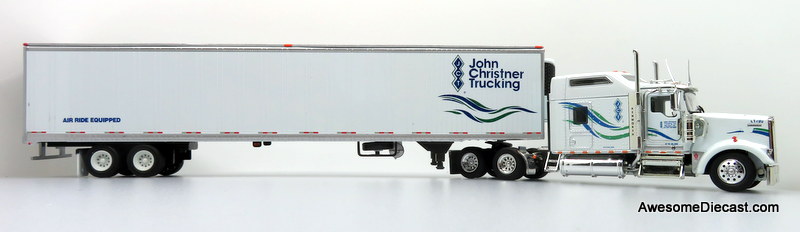 Only One! Tonkin Replicas 1:53 Kenworth W900L Sleeper Cab w/ 53' Refrigerated Trailer: John Christner Trucking