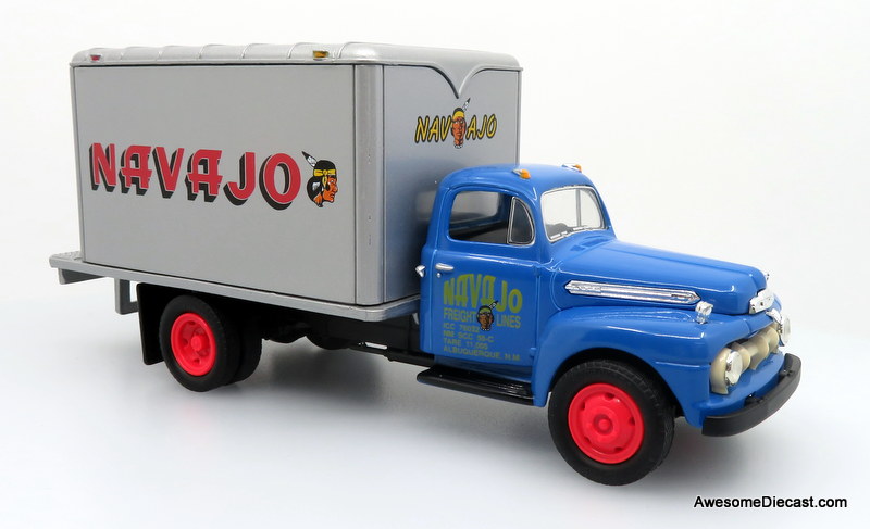 Only One! First Gear 1:34 1951 Ford F-6 Dry Goods Van: Navajo Freight Lines