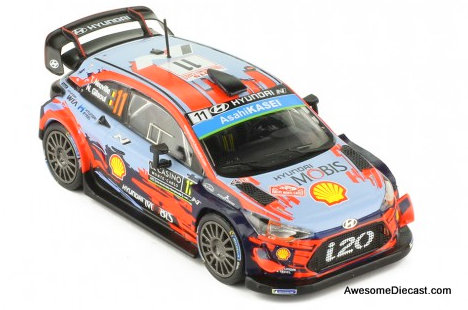 IXO 1:34 2019 Hyundai i20 Coupe WRC #11: Winning Car 2020 Monte Carlo Rally, T.Neuville/N.Gilsoul