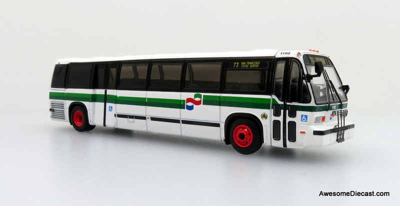 Last Few!! Iconic Replicas 1:87 1999 TMC RTS Transit Bus: Golden Gate Transit