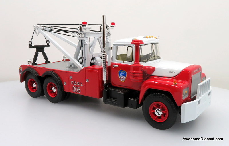 Only One! First Gear 1:34 Mack R-Model Tow Truck: FDNY