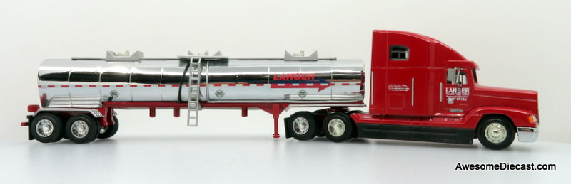 Only One! PEM Hartoy 1:64 Freightliner FLD 120 Sleeper Cab w/ 40' Tanker Trailer: Langer Transport