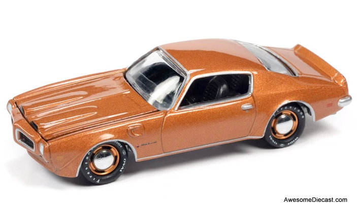 Johnny Lightning 1:64 1972 Pontiac Firebird Formula, Metallic Bronze