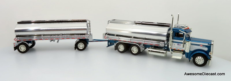 Only One! Tonkin Replicas 1:53 Peterbilt 388 Tank Truck w/ Fuel Tank Trailer: Renn Transportation