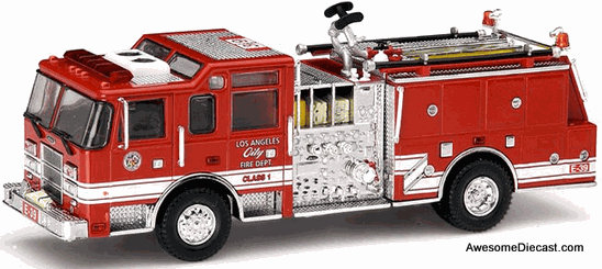 Code 3 1:64 Pierce Dash Side Mount: Los Angeles City Fire Department