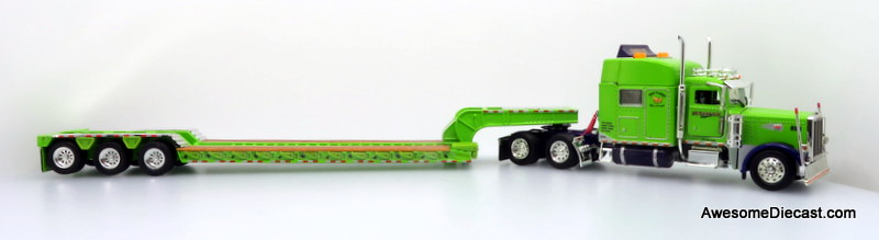 Only One! Tonkin Replicas 1:53 Peterbilt 388 Sleeper Cab w/ Lowboy Trailer: St-Germian Express