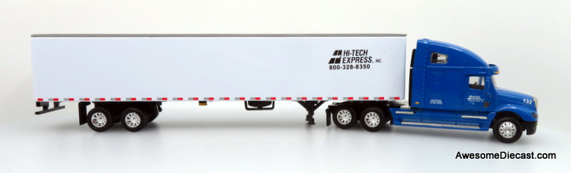 Only One! DG Productions 1:64 Freightliner Columbia Sleeper Cab w/ 53' Trailer: Hi-Tech Express Inc
