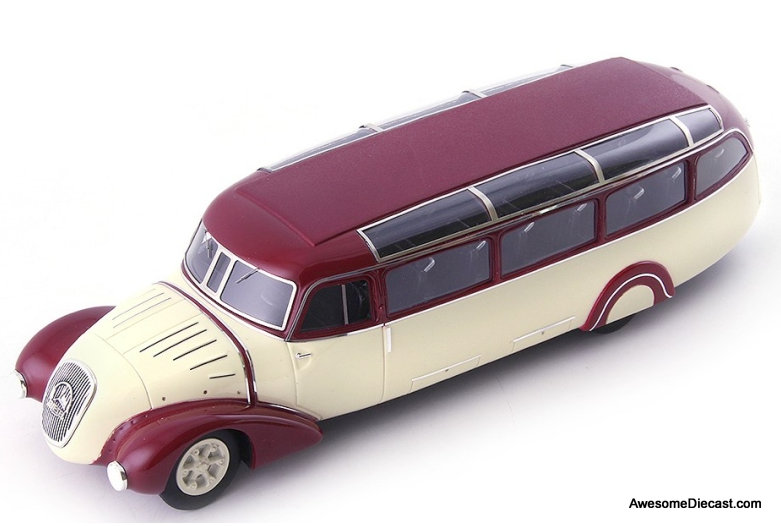AutoCult 1:43 1936 Mercedes-Benz 03750 Streamlined Bus