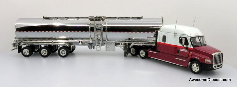 Only One! Tonkin Replicas 1:53 Freightliner Cascadia Sleeper Cab w/ 3-Axle Chemical Tanker Trailer: Trimac Transportation